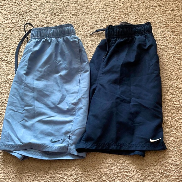 Nike Other - 2 Nike Men's Solid Lap 7" Volley Short Swim Trunk